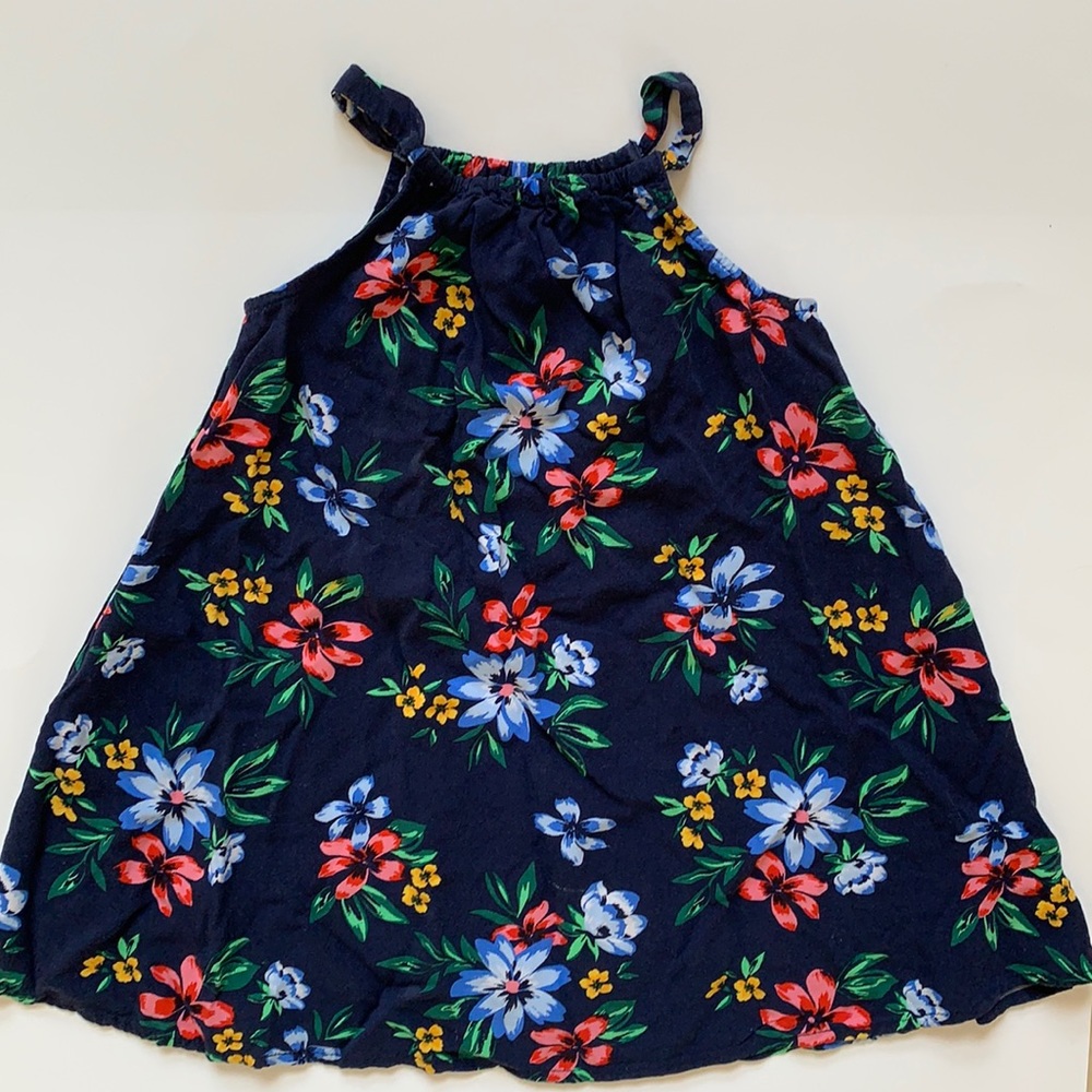Girls’ Floral Halter Dress